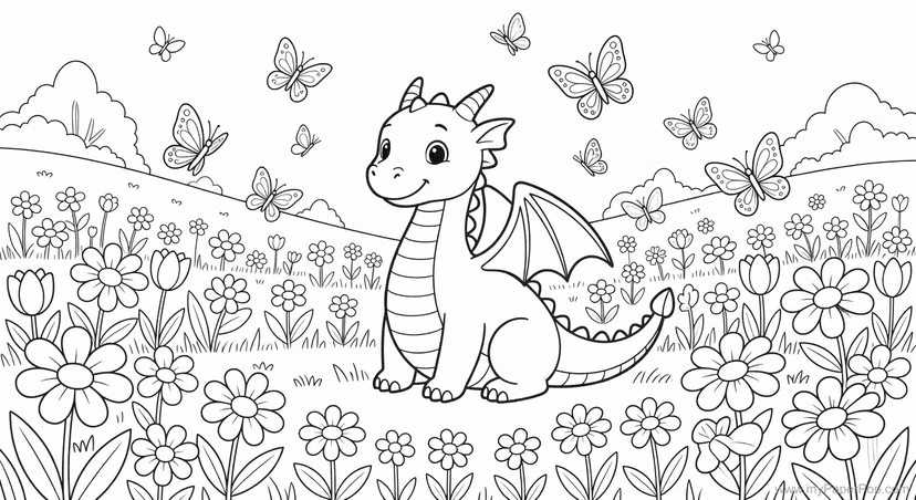 Dinosaur Coloring Pages for Kids example 2