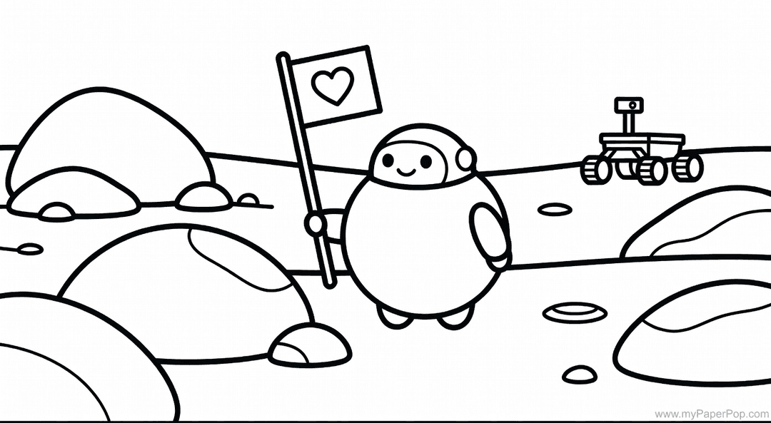 astronaut on the moon